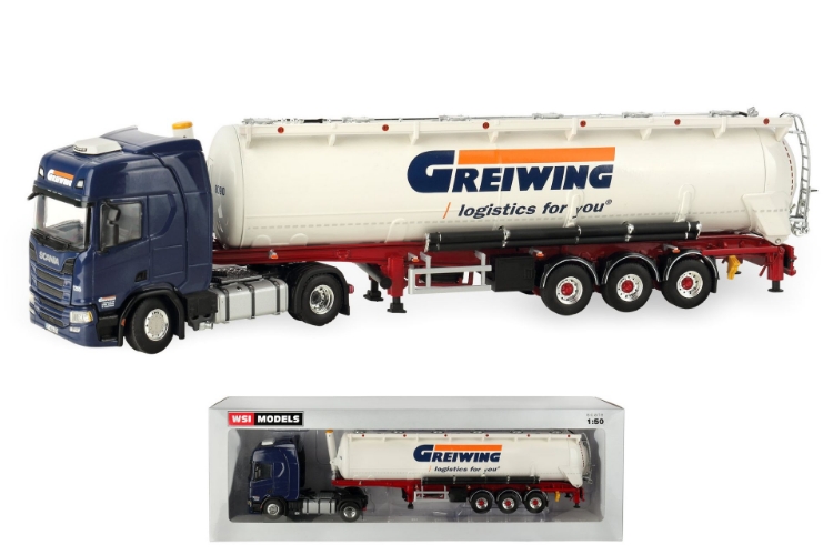 Bild von WSI Scania Feldbinder Siloauflieger non Food 