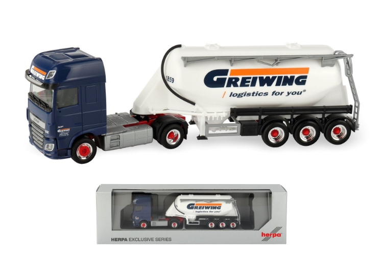 Bild von Herpa MAN Feldbinder Eutersiloauflieger 35m³ 