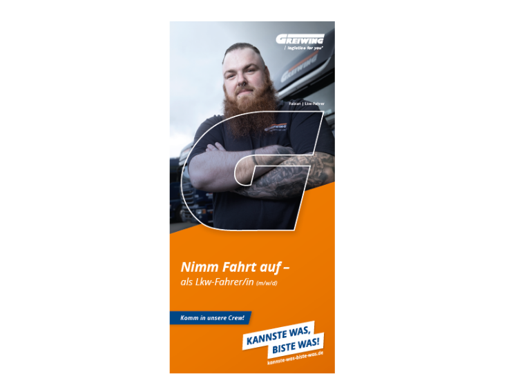 Bild von Flyer Personal - LKW-Fahrer/-in 