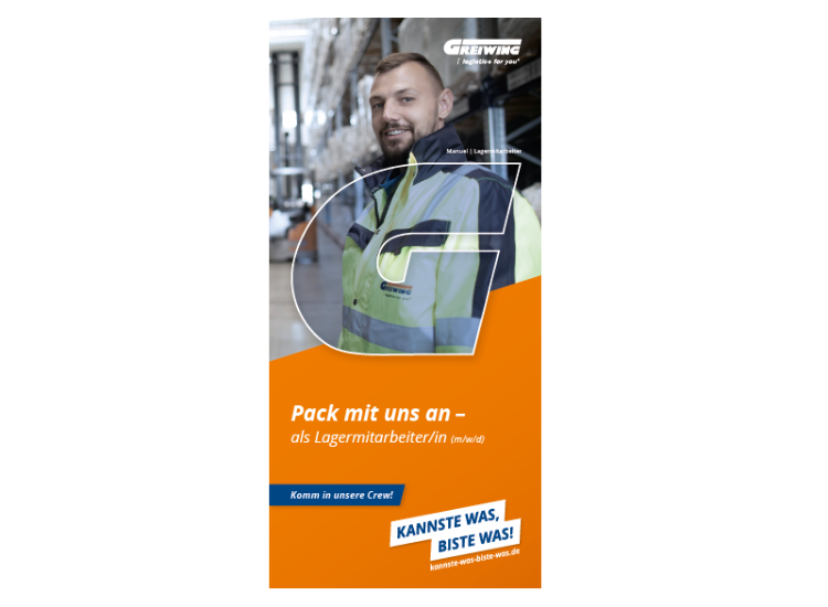 Bild von Flyer Personal - Lagermitarbeiter/-in 